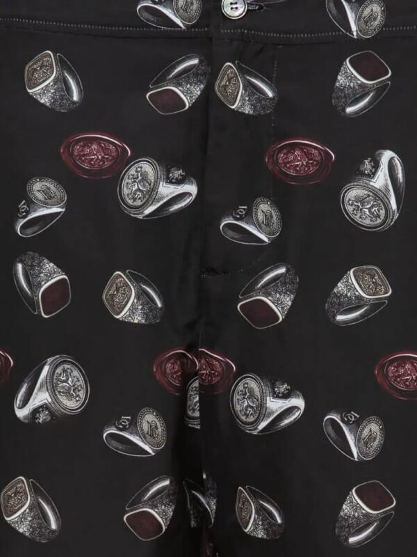 Dolce & Gabbana Zwembroek met print - Zwart