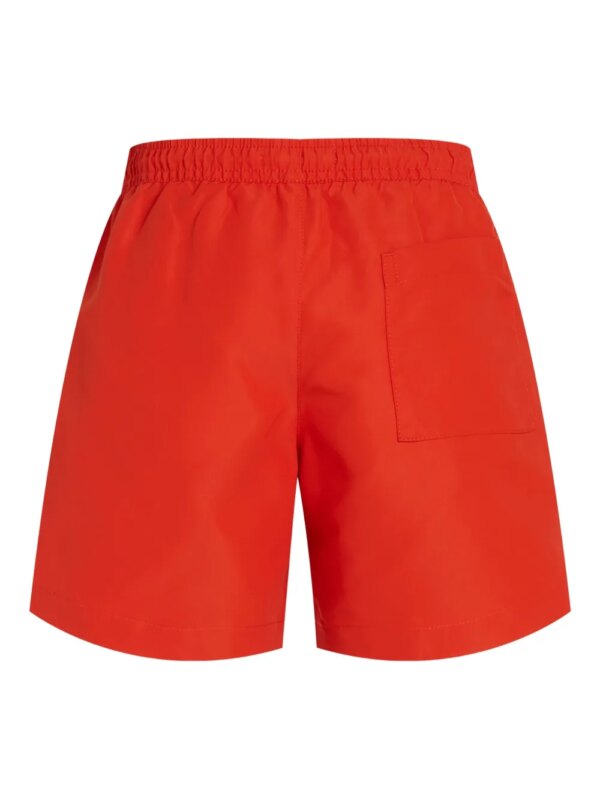 Calvin Klein Kids Zwembroek met logoprint - Rood