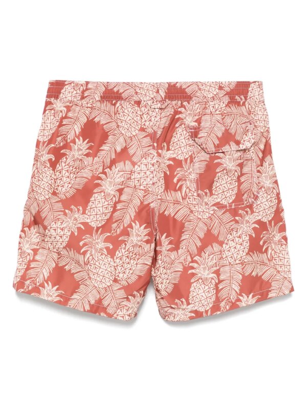 Altea Zwembroek met Ananas-print - Bruin