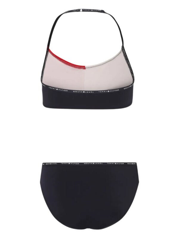 Tommy Hilfiger Junior Bikini met colourblocking - Blauw