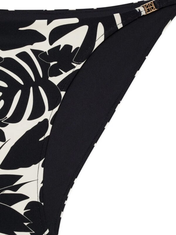 ANINE BING Bellamy bikinislip met print - Zwart