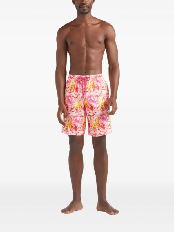 Vilebrequin Zwembroek met krabprint - Roze