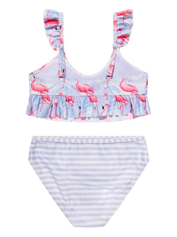SOLISWIM KIDS Bikini met grafische print - Blauw