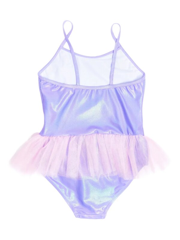 SOLISWIM KIDS Badpak met tutu - Paars