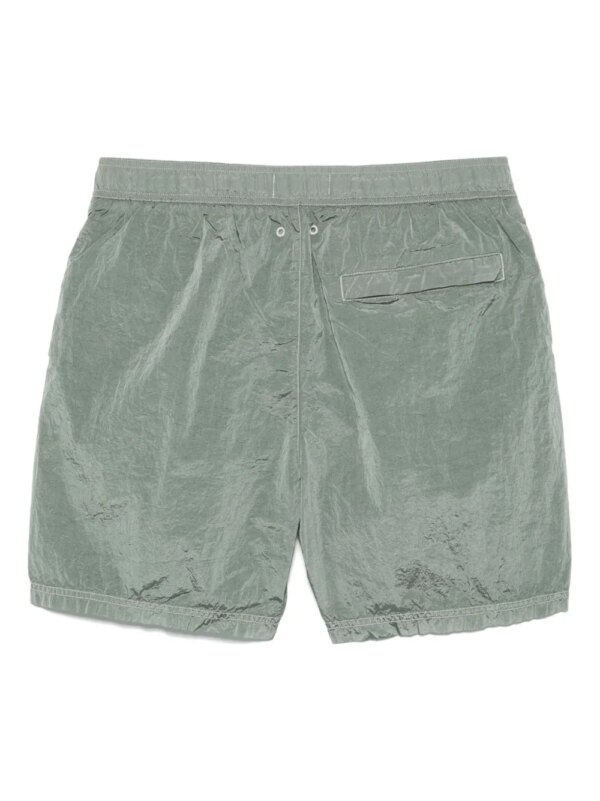 Stone Island Zwembroek met Compass-logopatch - Groen