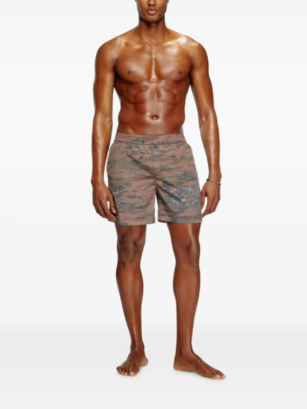 Diesel Rio zwembroek met camouflageprint - Roze