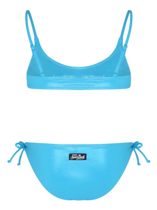 MC2 Saint Barth Kids Bikini met logo - Blauw