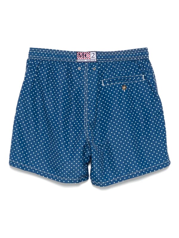 MC2 Saint Barth Zwembroek met print - Blauw