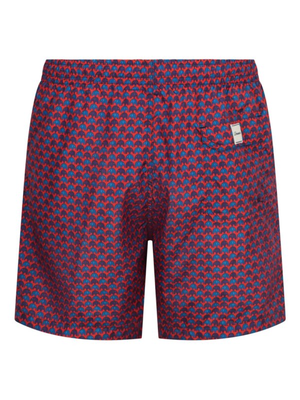 Drumohr Zwembroek met jacquard - Roze