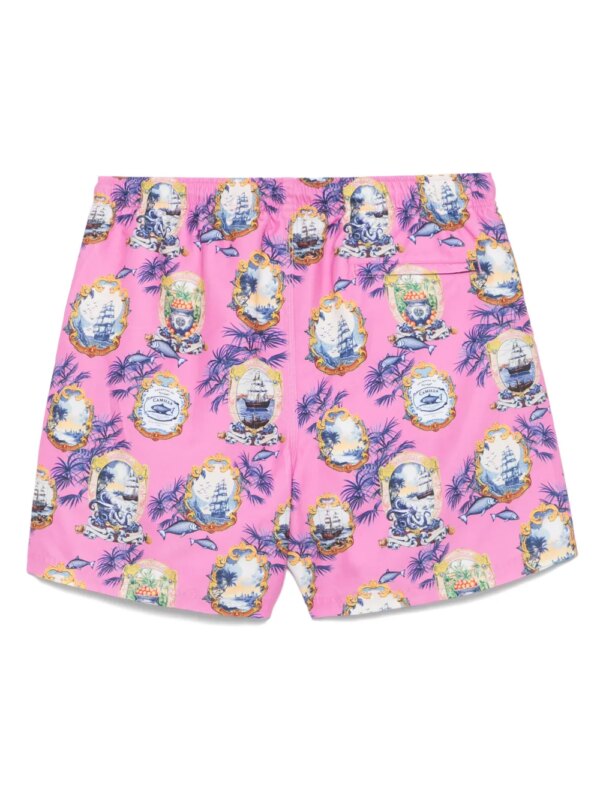 Camilla Zwembroek met Salty Splendor-print - Roze