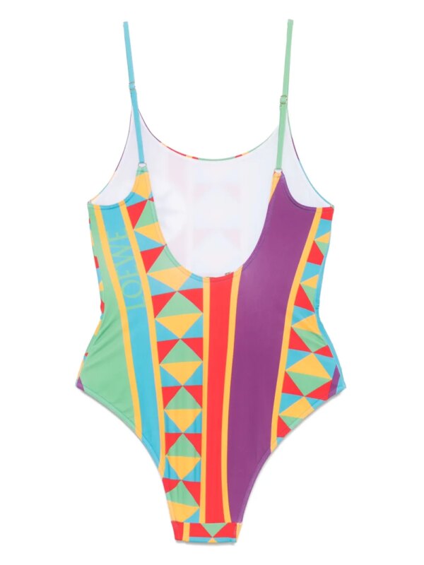 LOEWE Badpak met print - Groen