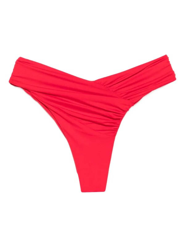 Magda Butrym Bikinislip met gedraaide taille - Rood