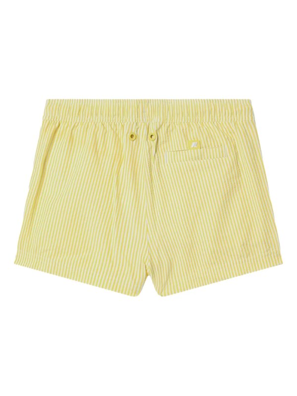 K Way Kids Gestreepte zwembroek - Geel