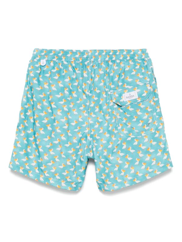Barba Zwembroek met print - Blauw