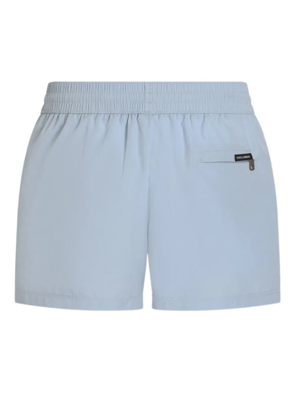 Dolce & Gabbana Zwembroek met trekkoordtaille - Blauw