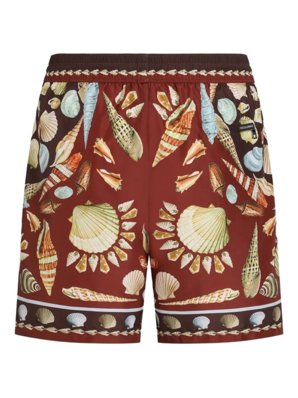 Dolce & Gabbana Zwembroek met print - Bruin