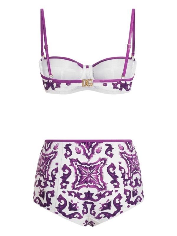 Dolce & Gabbana Bikini met print - Wit