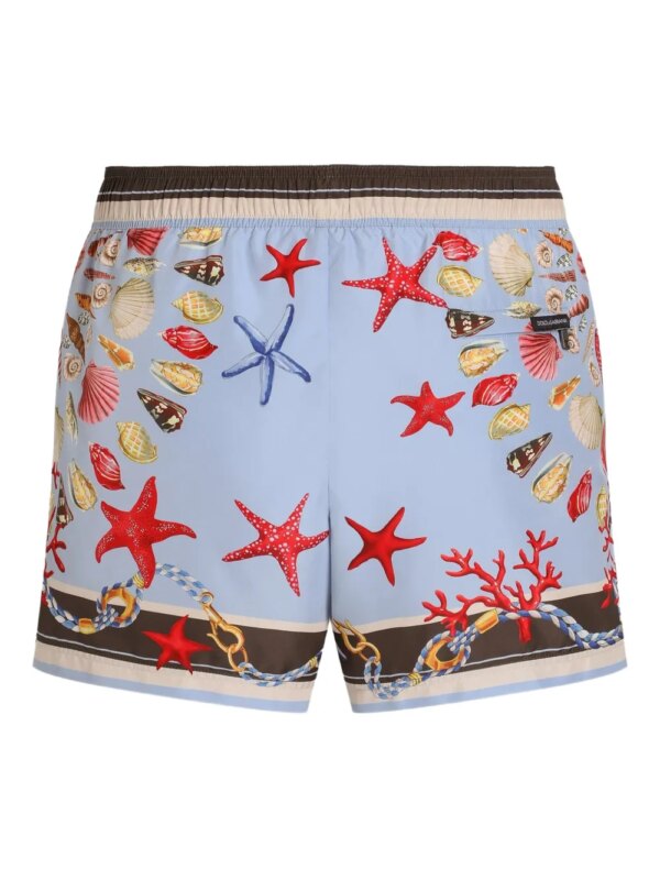 Dolce & Gabbana Zwembroek met print - Blauw