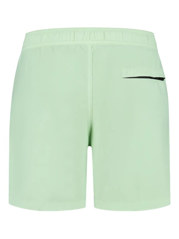 Stone Island Junior Zwembroek met logo-applicatie - Groen