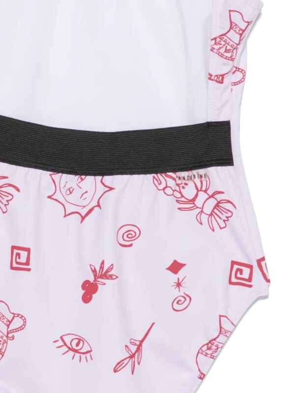 Andorine Badpak met print - Roze