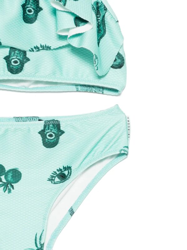 Andorine Bikini met print - Groen