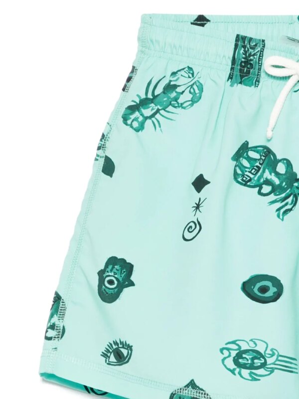 Andorine Zwembroek met print - Groen