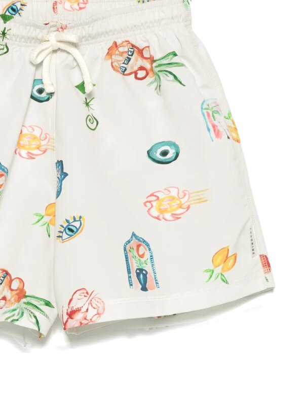 Andorine Zwembroek met print - Beige