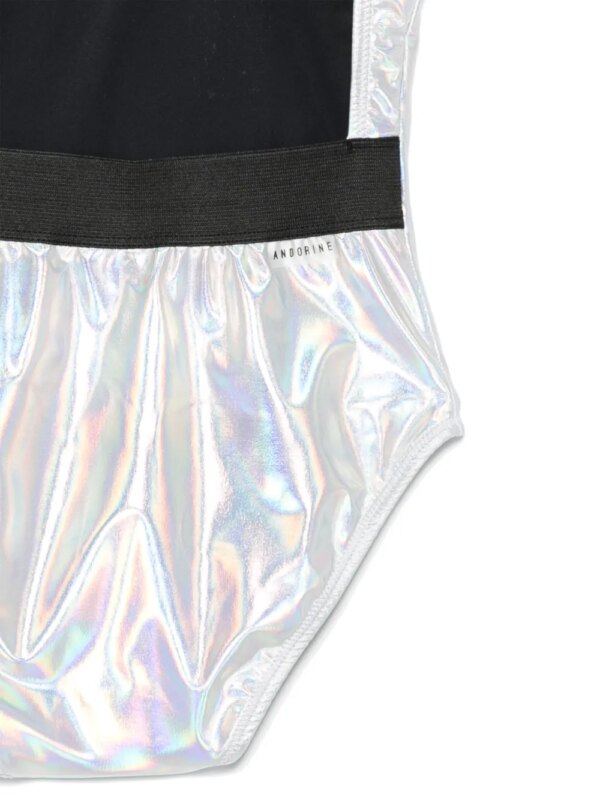 Andorine Uitgesneden badpak - Zilver