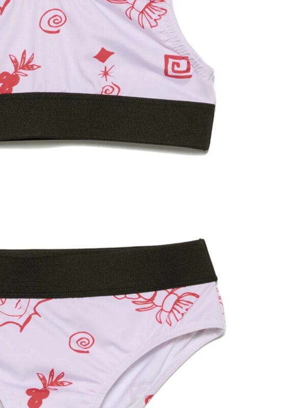 Andorine Bikini met print - Roze