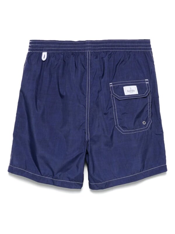 Barba Zwembroek met logopatch - Blauw