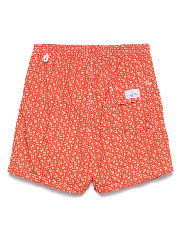 Barba Zwembroek met paisley-print - Oranje