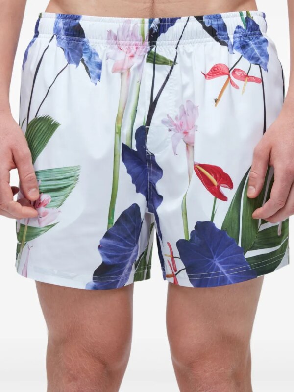 Osklen Zwembroek met elastische taille - Wit