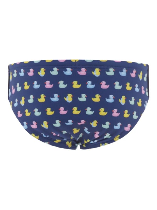 MC2 Saint Barth Kids Zwembroek met eendenprint - Blauw