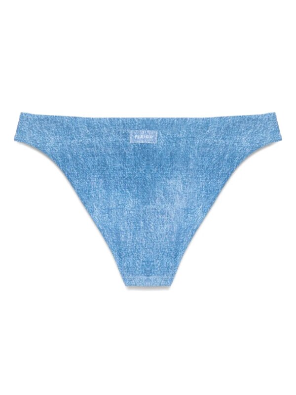Fisico Bikinislip met denim-effect - Blauw