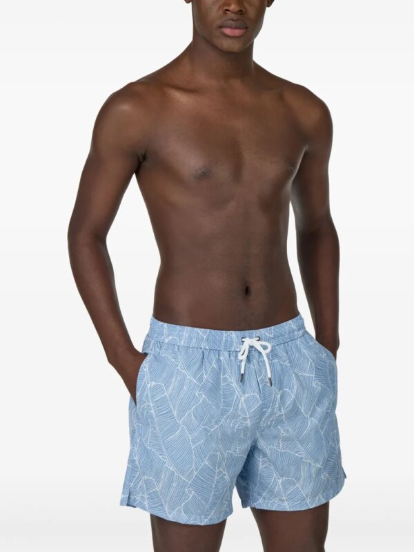 Boggi Milano Zwembroek met print - Blauw