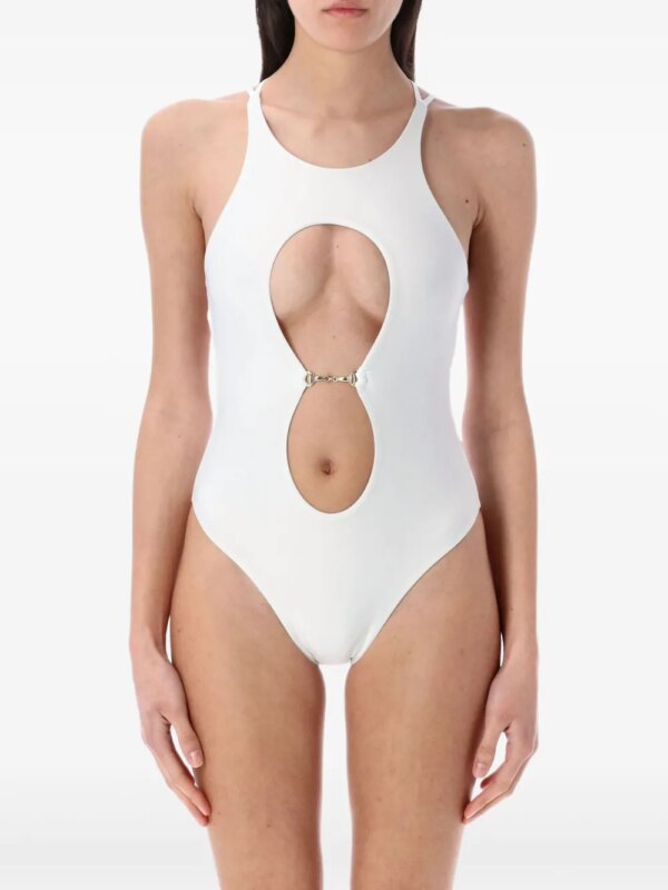 Swim By Di Uitgesneden badpak - Wit