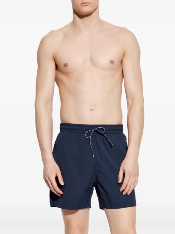 Emporio Armani Zwembroek met logopatch - Blauw