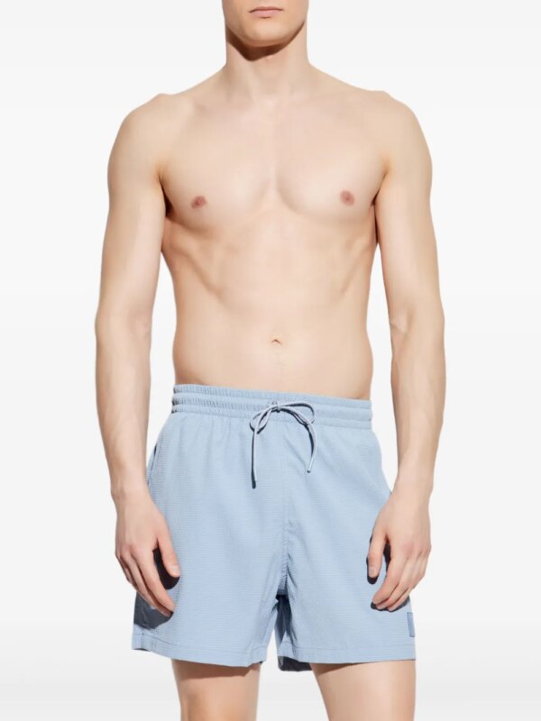 Emporio Armani Zwembroek met logopatch - Blauw