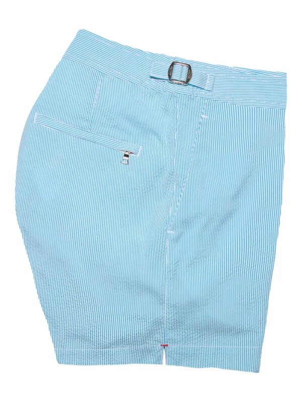 Orlebar Brown Zwembroek meet rits - Blauw