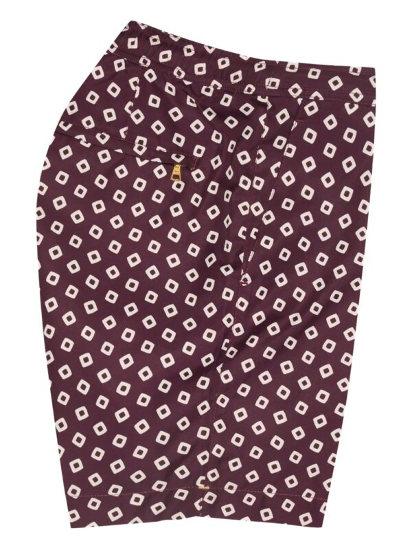 Orlebar Brown Zwembroek met geometrische print - Rood