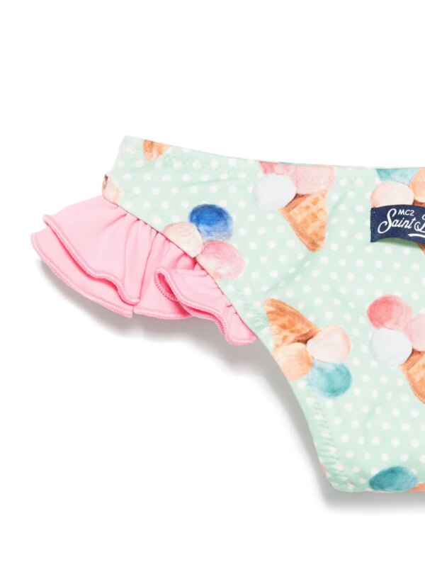 MC2 Saint Barth Kids Kelly bikinibroek - Groen