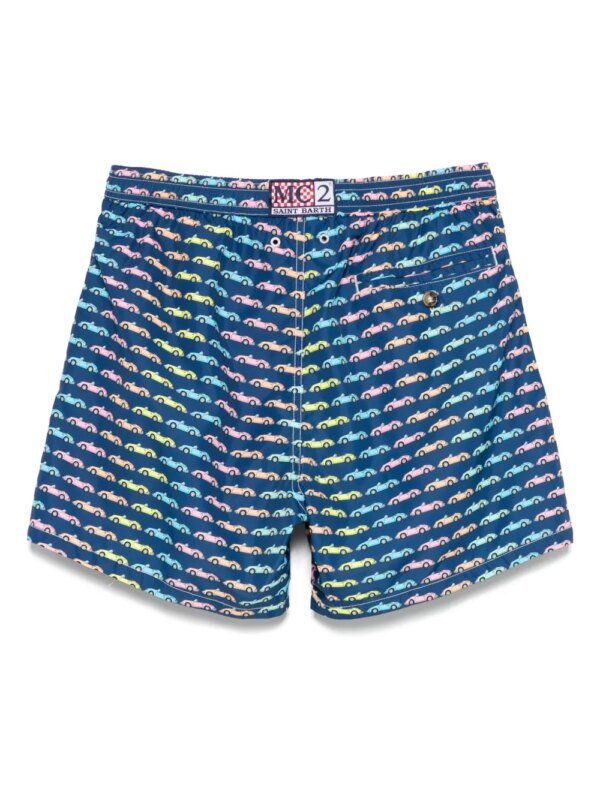 MC2 Saint Barth Zwembroek met print - Blauw