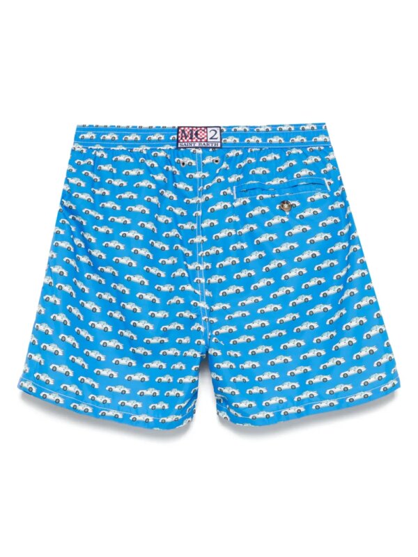 MC2 Saint Barth Zwembroek met print - Blauw