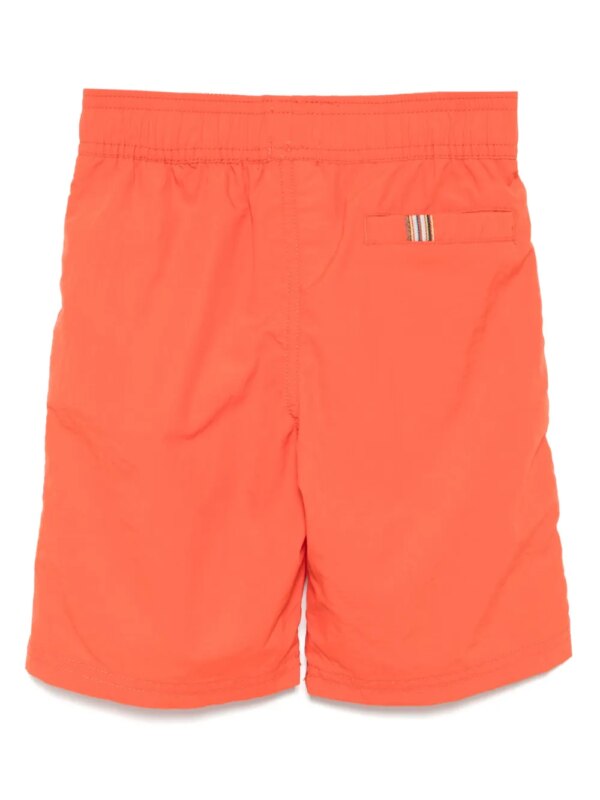 Paul Smith Junior Zwembroek met logopatch - Oranje