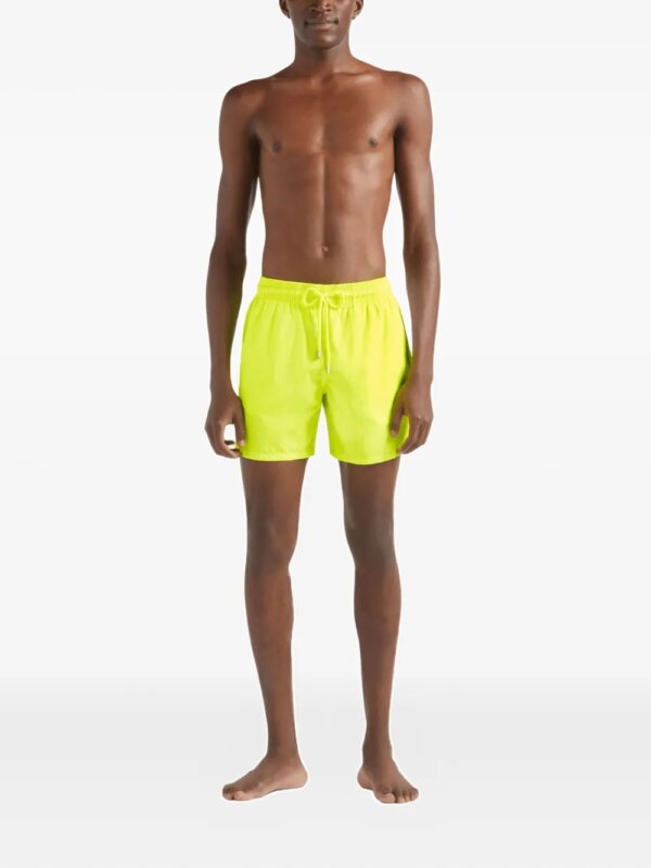 Vilebrequin Zwembroek met logo - Geel