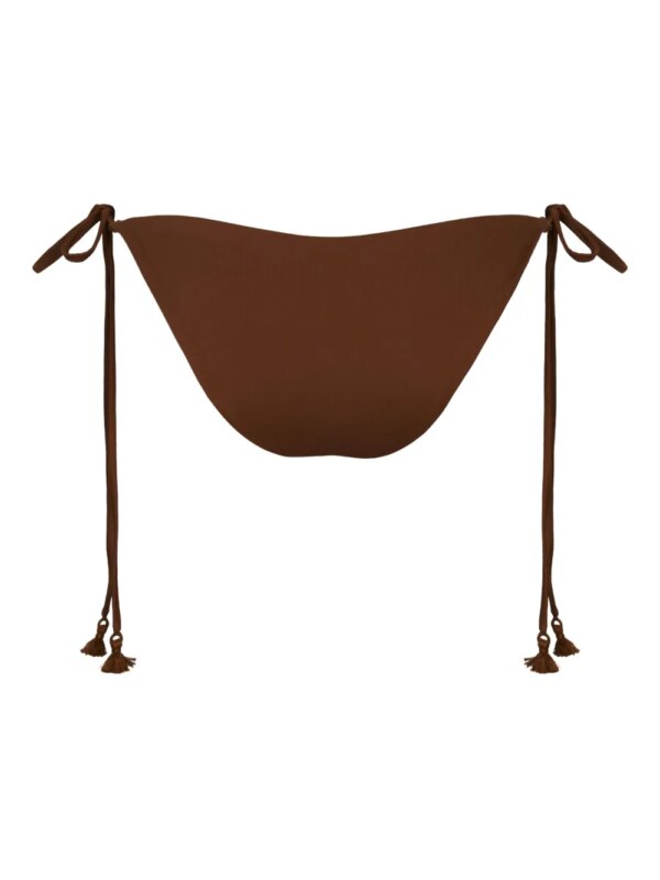 Johanna Ortiz Bikinislip met gestrikte zijkant - Bruin