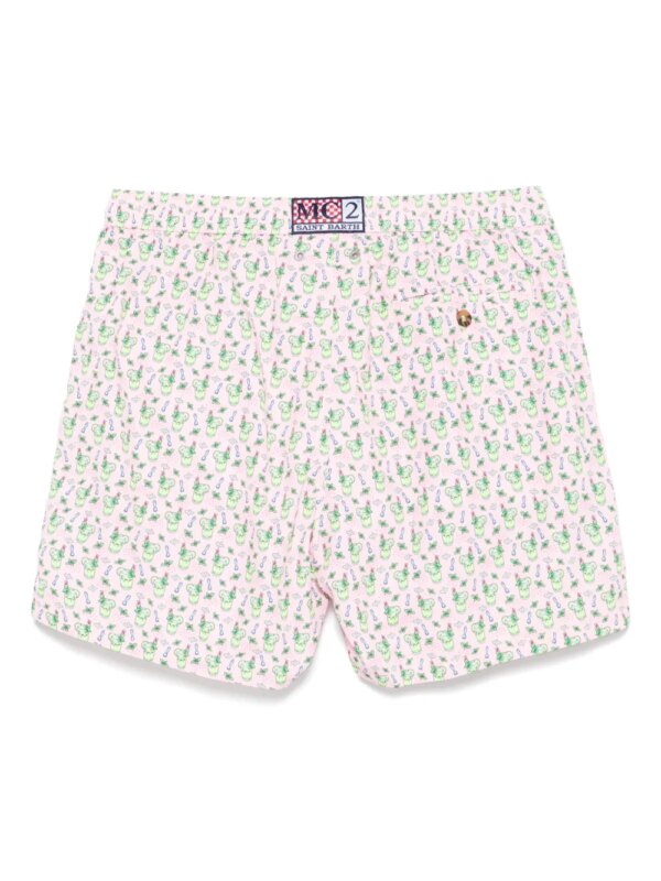 MC2 Saint Barth Zwembroek met print - Roze