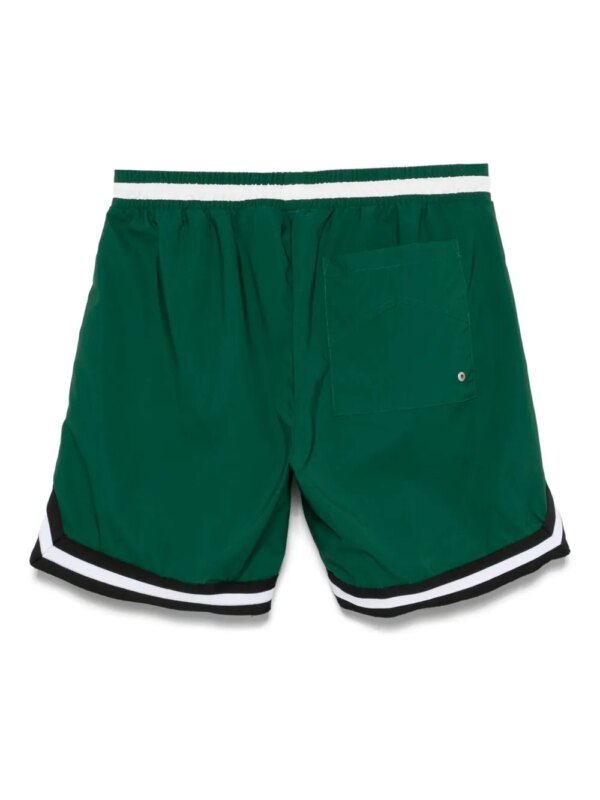 RHUDE Zwembroek met logo - Groen