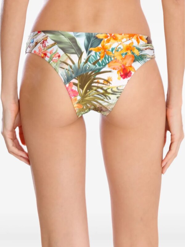 Lygia & Nanny Bikinibroek met bloemenprint - Wit