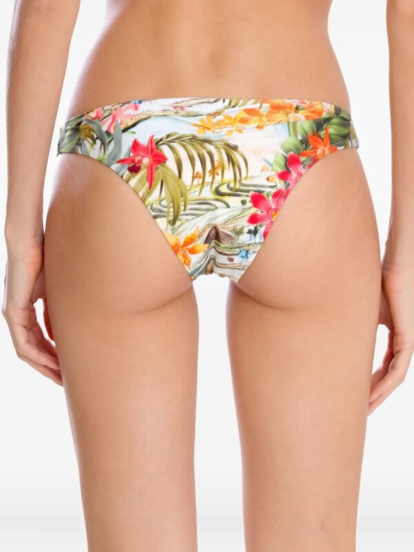 Lygia & Nanny Bikinislip met print - Wit